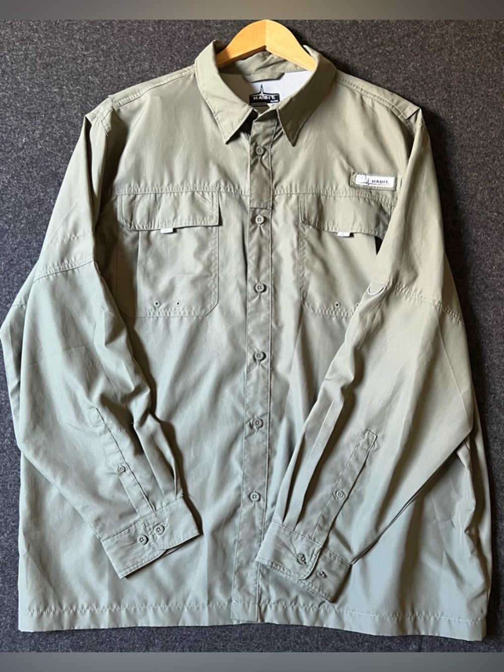 Habit River Fishing Shirt Men’s XL